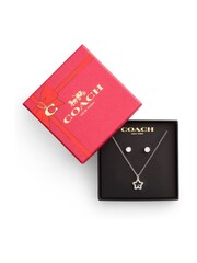 COACH Silver Tone Signature Pavé Star Jewelry Set - Image 4 of 6