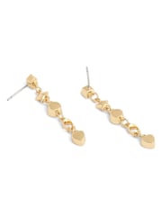 COACH Gold COACH Gold Tone Signature Star Charm Linear Earrings - Image 2 of 3