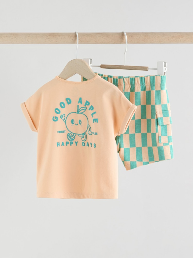 Bright Apple Baby T-Shirt and Shorts Set - Image 2 of 10