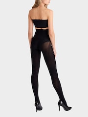 Heist The Eighty Opaque Black Tights - Image 2 of 3
