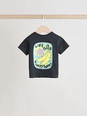 Charcoal Palm Baby T-Shirt and Shorts Set - Image 6 of 14