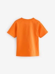 Modra/oranžna - Baker by Ted Baker Graphic potisk; vzorec majica 3 Pakiranje - Slika 5 iz 7