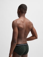 BOSS Green Logo Waistband Stretch Cotton Boxer Briefs 3 Pack - Image 4 of 7