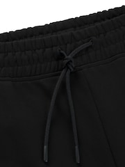 HUGO Black Double Logo 100% Cotton Terry Tracksuit Bottoms - Image 6 of 6
