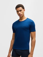 BOSS 100% Cotton Embroidered Logo Underwear T-Shirts 3 Pack - Imagen 4 de 5