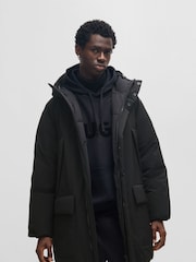 HUGO Black Mandev Coat - Image 1 of 6