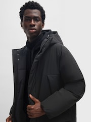 HUGO Black Mandev Coat - Image 5 of 6