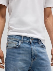 BOSS Blue Slim Fit Soft Motion Denim Jeans - Image 4 of 5