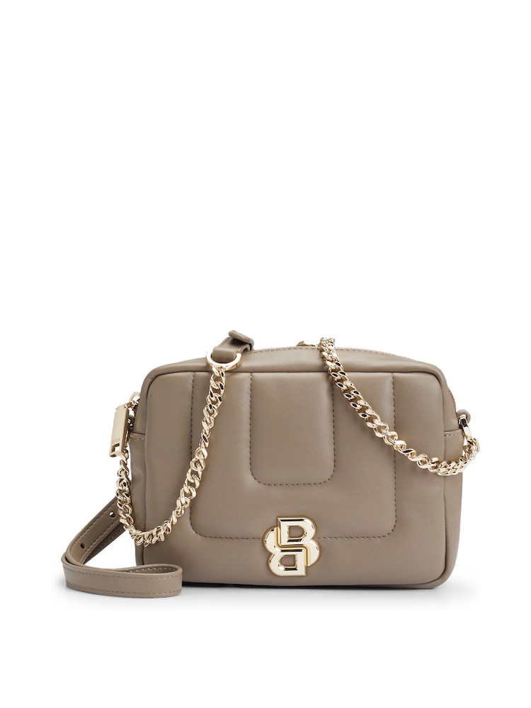 BOSS Brown Logo Crossbody Bag - Image 1 of 3 BOSS Brown Logo Crossbody Bag - Image 1 of 3
