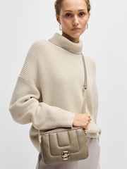 BOSS Brown Logo Crossbody Bag - Image 3 of 3