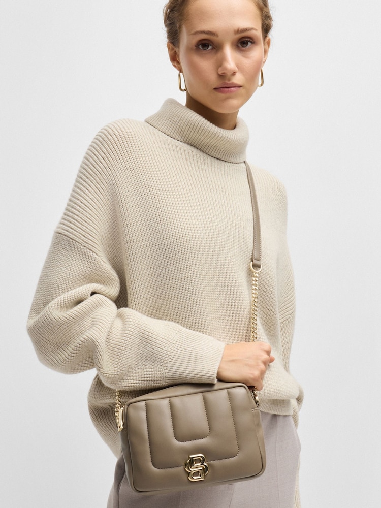 BOSS Brown Logo Crossbody Bag - Image 3 of 3 BOSS Brown Logo Crossbody Bag - Image 3 of 3