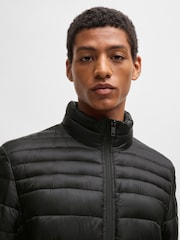 BOSS Black Logo Badge Jacket With Water Repellent Finish - Image 5 of 6