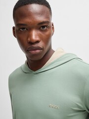 BOSS Green Embroidered Logo Shorts In Stretch Cotton - Image 4 of 5