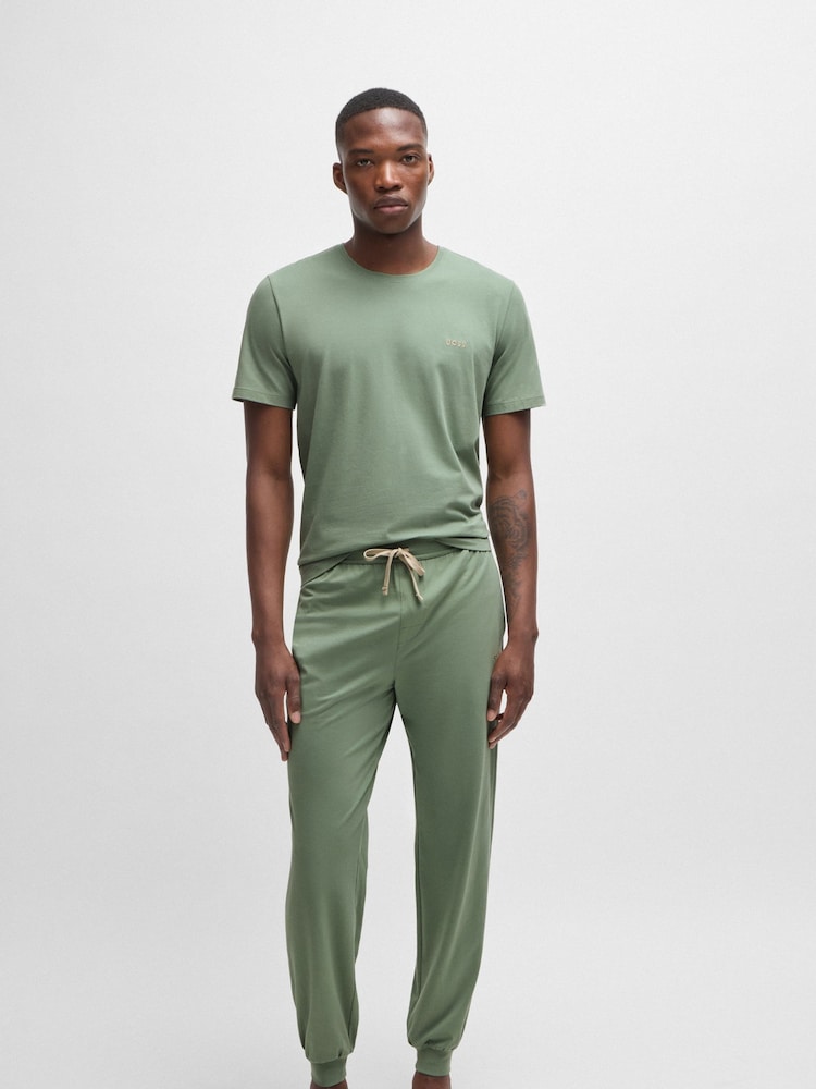 BOSS Green BOSS Embroidered Logo  Stretch T-Shirt - Image 1 of 5