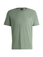 BOSS Green BOSS Embroidered Logo  Stretch T-Shirt - Image 5 of 5