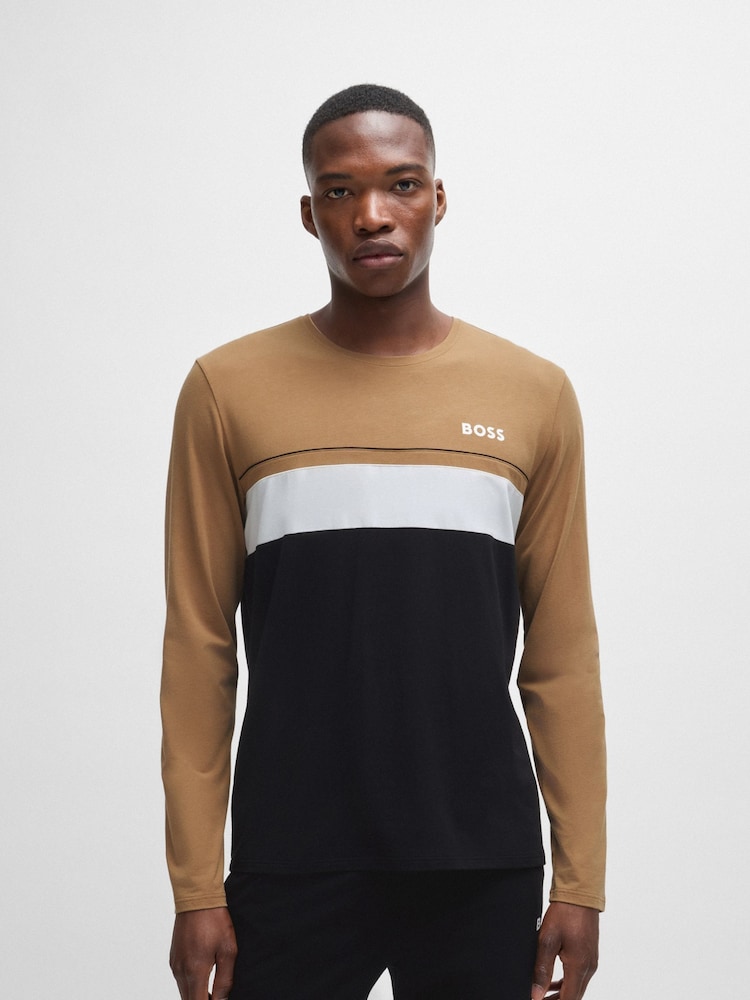 BOSS Black BOSS Logo Print Pyjama T-Shirt - Image 1 of 5