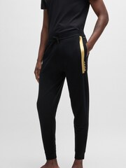 BOSS Black Logo 100% Cotton Tracksuit Bottoms - Image 3 of 5