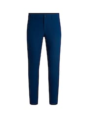 BOSS Blue Slim-Fit Water Repellent Chinos in Stretch Fabric - Image 5 of 5