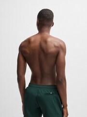 BOSS Green Logo Print Swim Shorts With Full Lining - Image 3 of 4