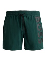 BOSS Green Logo Print Swim Shorts With Full Lining - Image 4 of 4