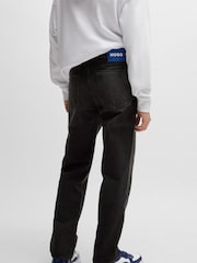 HUGO Grey 100% Cotton Jonah Jeans - Image 2 of 5