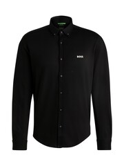 BOSS Black Regular Fit Anti Wrinkle 100% Cotton Shirt - Image 6 of 6