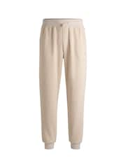 BOSS White Embroidered Logo Stretch Fleece Tracksuit Bottoms - Image 5 of 5