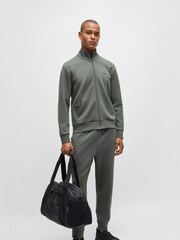 BOSS Grey Tracksuit Bottoms Stretch Cotton - Image 1 of 6