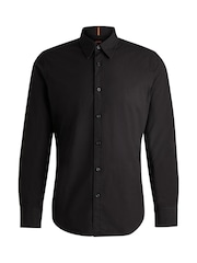 BOSS Black Regular Fit 100% Cotton Shirt - Image 6 of 6