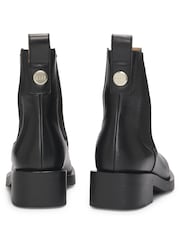 BOSS Black Logo Rivet Chelsea Leather Boots - Image 4 of 5