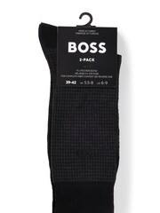 Schwarz - BOSS Cotton Blend Socks 2 Pack - Bild 2 von 3