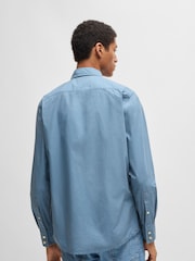 BOSS Blue Regular Fit 100% Cotton Shirt - Image 2 of 6