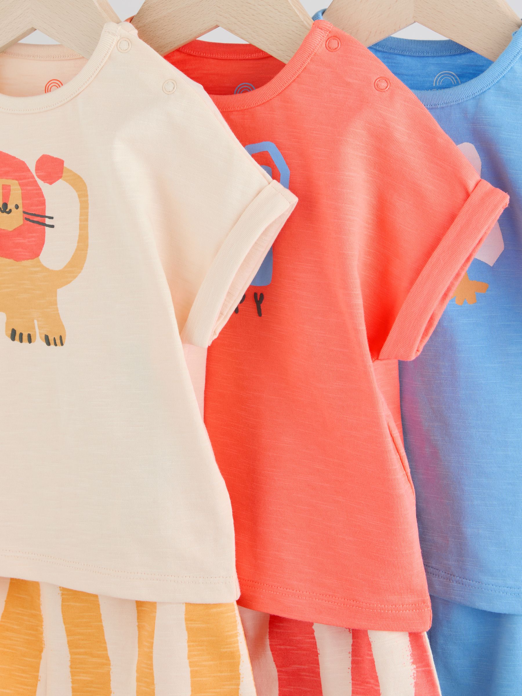 Buy Bright Character Baby Tops and Shorts Set 6 Piece from Next