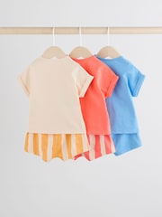 Bright Character Baby Tops and Shorts Set 6 Piece - Image 2 of 14
