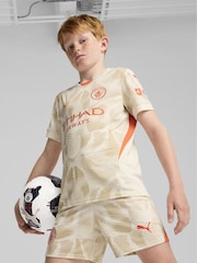 Puma White Kids Manchester City Goalkeeper Shirt 2024-25 - Image 1 of 5