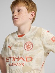 Puma White Kids Manchester City Goalkeeper Shirt 2024-25 - Image 2 of 5