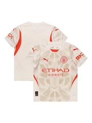 Puma White Kids Manchester City Goalkeeper Shirt 2024-25 - Image 3 of 5