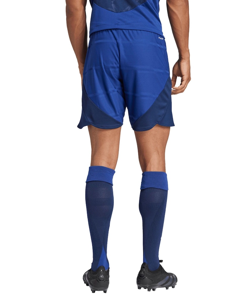 adidas Blue Manchester United Away Authentic Shorts 2024-25 - Image 2 of 3