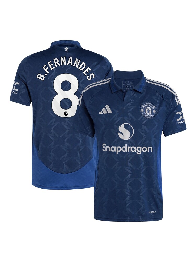 Camiseta de la segunda equipación del Manchester United 2024-25 de adidas - B.Fernandes 8 Printing - Imagen 1 de 3
