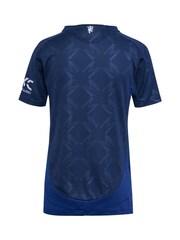 adidas Blue Manchester United Away Authentic Shirt 2024-25 Womens - Image 3 of 3