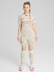 Puma White Kids Manchester City Goalkeeper Shorts 2024-25 - Image 3 of 8