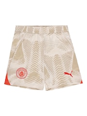 Puma White Kids Manchester City Goalkeeper Shorts 2024-25 - Image 7 of 8