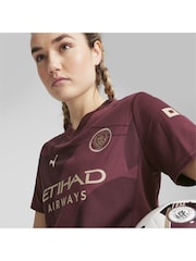 Puma Red Manchester City Third Shirt 2024-25 Womens - Image 5 of 9