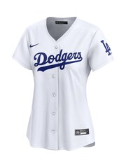 Fanatics Womens MLB Los Angeles Dodgers Limited Home White Jersey - Image 2 of 3