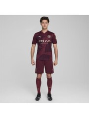 Puma Red Manchester City Away Shorts 2024-25 - Image 3 of 9