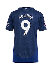 adidas Manchester United EPL Away Authentic Shirt 2024-25 Womens - Hojlund 9 Печать - Image 3 of 3