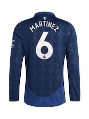 adidas Manchester United EPL Away Shirt 2024-25 Long sleeve - Martinez 6 Printing - Imagen 3 de 3