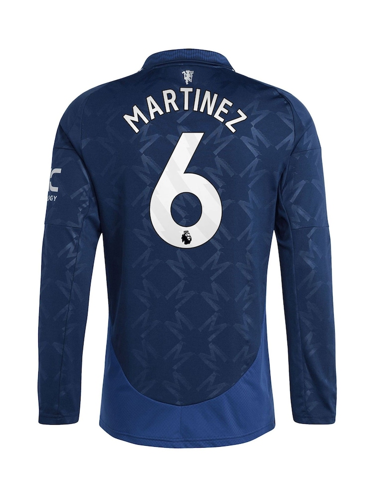 adidas Manchester United EPL Away Shirt 2024-25 Long sleeve - Martinez 6 Printing - Imagen 3 de 3