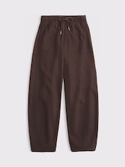 Abercrombie & Fitch Brown Exposedd Seam Barrel Joggers - Image 5 of 5