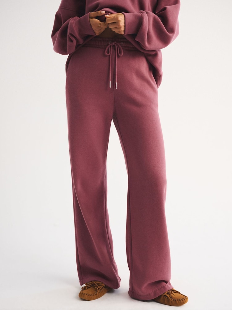 Abercrombie & Fitch Red Exposedd Seam Barrel Joggers - Image 2 of 7